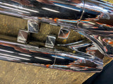 OEM Harley Fishtail Rocket Slip on mufflers Touring FLH Ultra classic Glide 95^