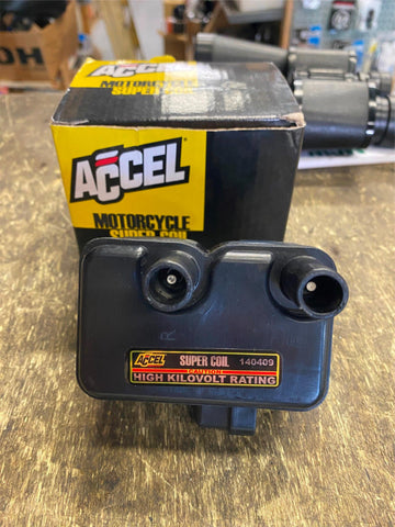 ACCEL Ignition Coil 0.5 Ohm Twin Cam Harley Softail Touring Dyna Performance