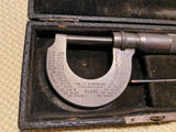 Vtg USA Starrett No 231 Mechanical Outside Micrometer w/ Case Machinist Tool