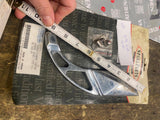 Vtg Double Diamond Mirror Custom Harley chopper Rectangle Softail FXR Sportster