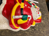 Vtg 50's Santa Claus Timco Vacuum form Blow Mold Christmas Decor Light up collec