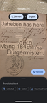Antique 1840 Travel Papers Ephemera Passport Germany Notebook Official Govt Visa