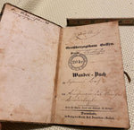 Antique 1840 Travel Papers Ephemera Passport Germany Notebook Official Govt Visa