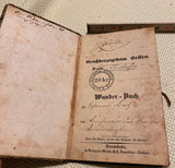 Antique 1840 Travel Papers Ephemera Passport Germany Notebook Official Govt Visa