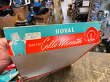 Pair 30's Vtg Royal Electric Wreath Red Sparkling Light Antique Christmas dEcor!