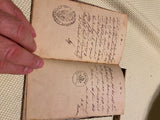 Antique 1840 Travel Papers Ephemera Passport Germany Notebook Official Govt Visa