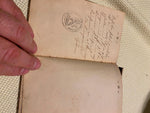 Antique 1840 Travel Papers Ephemera Passport Germany Notebook Official Govt Visa