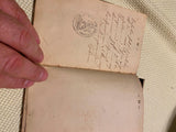 Antique 1840 Travel Papers Ephemera Passport Germany Notebook Official Govt Visa