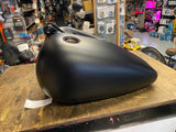 OEM Flatside Gas Tanks Harley Softail heritage Fatboy 5 gal Denim Black Powderco