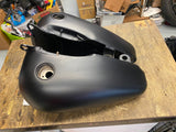 OEM Flatside Gas Tanks Harley Softail heritage Fatboy 5 gal Denim Black Powderco