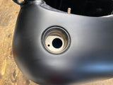 OEM Flatside Gas Tanks Harley Softail heritage Fatboy 5 gal Denim Black Powderco