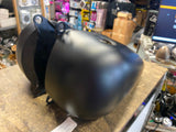 OEM Flatside Gas Tanks Harley Softail heritage Fatboy 5 gal Denim Black Powderco