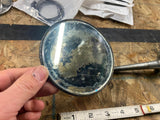 Vtg Clip On Rear View Mirror Drip Rail Chevrolet Model T Ford Hot Rat Rod Patina