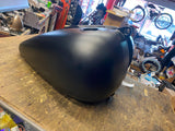 OEM Flatside Gas Tanks Harley Softail heritage Fatboy 5 gal Denim Black Powderco