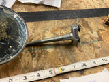 Vtg Clip On Rear View Mirror Drip Rail Chevrolet Model T Ford Hot Rat Rod Patina