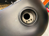 OEM Flatside Gas Tanks Harley Softail heritage Fatboy 5 gal Denim Black Powderco