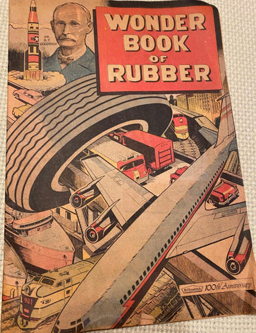 Vtg BF goodrich Comic Book Of Rubber History 100th ann Promo Tires Oil Gas Colle