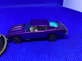 Vtg 1968 Hot Wheels Redline Custom Barracuda car purple body Minty W Badge!
