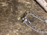 Disney Mickey Mouse Bracelet Charm Rhinestone OPen Link Chain Jewelry Serpentine