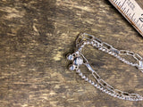 Disney Mickey Mouse Bracelet Charm Rhinestone OPen Link Chain Jewelry Serpentine