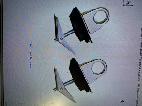 Reese Secure Universal Anchor Point Pickup Truck Bed Stake hold Tie Down Pair