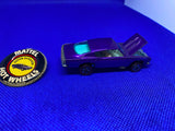 Vtg 1968 Hot Wheels Redline Custom Barracuda car purple body Minty W Badge!