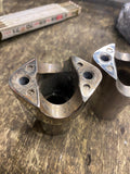 OEM Harley Springer Handlebar Risers FXSTS FLSTS Paintable Factory 3"