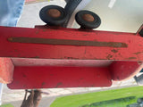 Vtg Turner Toys Pressed Steel Tin Truck Dump Bed 1930's 23" Antique Patina Dodge