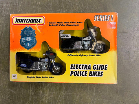 VTG Matchbox Electra Glide Police Bikes Series 1 Harley Davidson Cycle