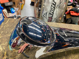 OEM Chrome Dash Cover Street Glide FLHX 09^ W gas cap door Harley Touring bagger