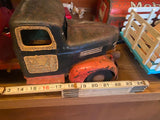 Vtg Turner Toys Pressed Steel Tin Truck Dump Bed 1930's 23" Antique Patina Dodge