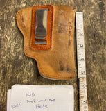 IWB Inside Waist Band Holster Leather clip on Revolver