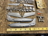 Vtg Airfix Model Airplane Fighter Jet USAF FU-065 Box bottom Unbuilt 70's