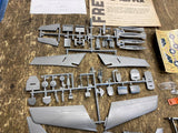 Vtg Airfix Model Airplane Fighter Jet USAF FU-065 Box bottom Unbuilt 70's