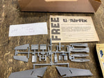 Vtg Airfix Model Airplane Fighter Jet USAF FU-065 Box bottom Unbuilt 70's