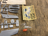 Vtg Airfix Model Airplane Fighter Jet USAF FU-065 Box bottom Unbuilt 70's