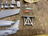 Vtg Airfix Model Airplane Fighter Jet USAF FU-065 Box bottom Unbuilt 70's