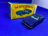Vtg Lesney Matchbox Series No. 14 Iso Grifo die-cast toy car Box Minty!