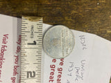 1934 Pullman Std Lucky Piece token Coin Union Pacific Railroad Alcoa Aluminum!