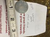 1934 Pullman Std Lucky Piece token Coin Union Pacific Railroad Alcoa Aluminum!