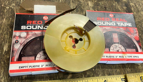 Blank Vtg RCA Red Seal Sound Tape 10m-18 3" Home Movies Reel to Reel Recorder