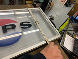 Vtg 60's Pepsi Cola Soda Sign Light 25x12 3d Cooler Advertising Pop Collector!
