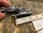 LEAPING JAGUAR CHROME BONNET CAT BONNET MASCOT HOOD ORNAMENT 5" AUTO CAR XJS XKE