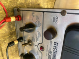 Vtg Electronic designs Model 100 Electronic Ohmmeter w/leads Voltmeter Works!