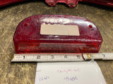 Custom Bobtail Rear Fender Taillight Lens Harley Chopper Softail FXST Red