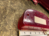 Custom Bobtail Rear Fender Taillight Lens Harley Chopper Softail FXST Red
