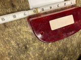 Custom Bobtail Rear Fender Taillight Lens Harley Chopper Softail FXST Red