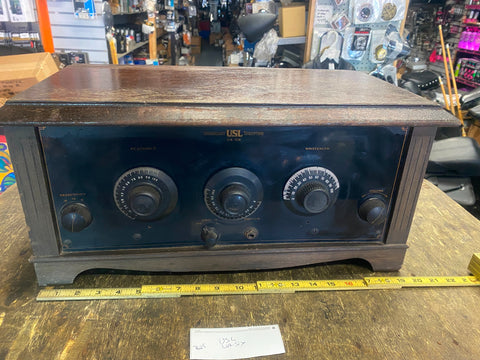 Vtg Broadcast Receptor UA-6 UA 6  Six USL Tube Type Radio 1920's Antique Electro