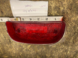 Custom Bobtail Rear Fender Taillight Lens Harley Chopper Softail FXST Red