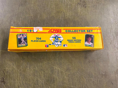 1990 Score Collector Set Sports Cards & 56 Magic Motion Trivia Cards #1 Incomple